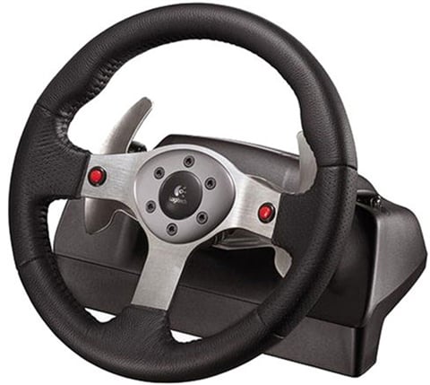 Logitech G25 Racing Wheel with Pedals and Shifter