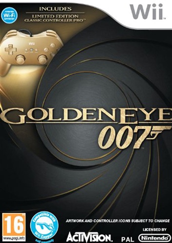 Goldeneye 007 + Gold Controller Wii