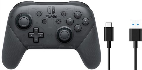 Nintendo Switch Pro Controller Black, USB