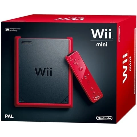 Nintendo Wii Mini Console Red, Boxed