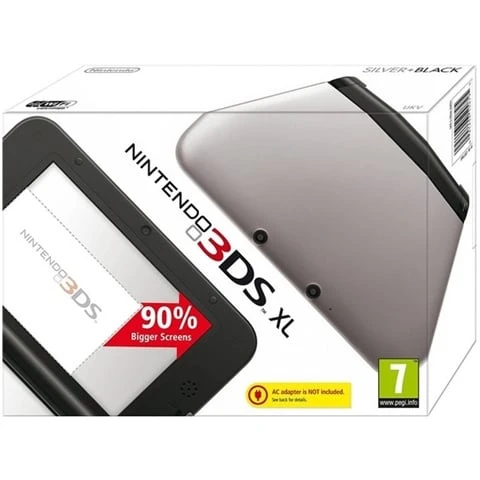 Nintendo 3DS XL Console, Silver, Boxed