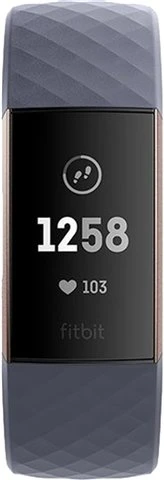 Fitbit Charge 3 Advanced Health + Fitness Tracker Blue-Grey