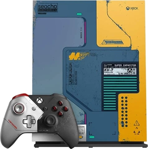Xbox One X 1TB Console Cyberpunk 2077 Edition, Unboxed