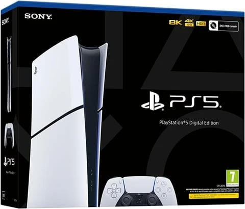 Playstation 5 Slim Digital Edition 825GB White, Boxed