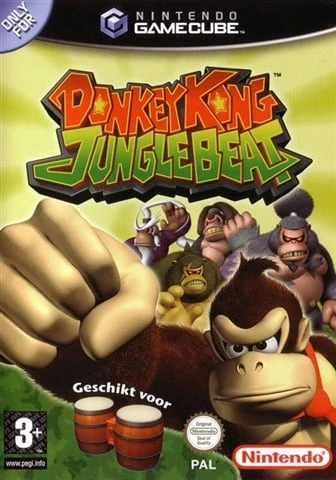 Donkey Kong Jungle Beat (With Bongos) (Gamecube)