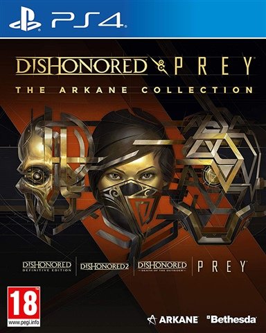 Dishonored 2 & Prey: The Arkane Collection (2 discs) PS4