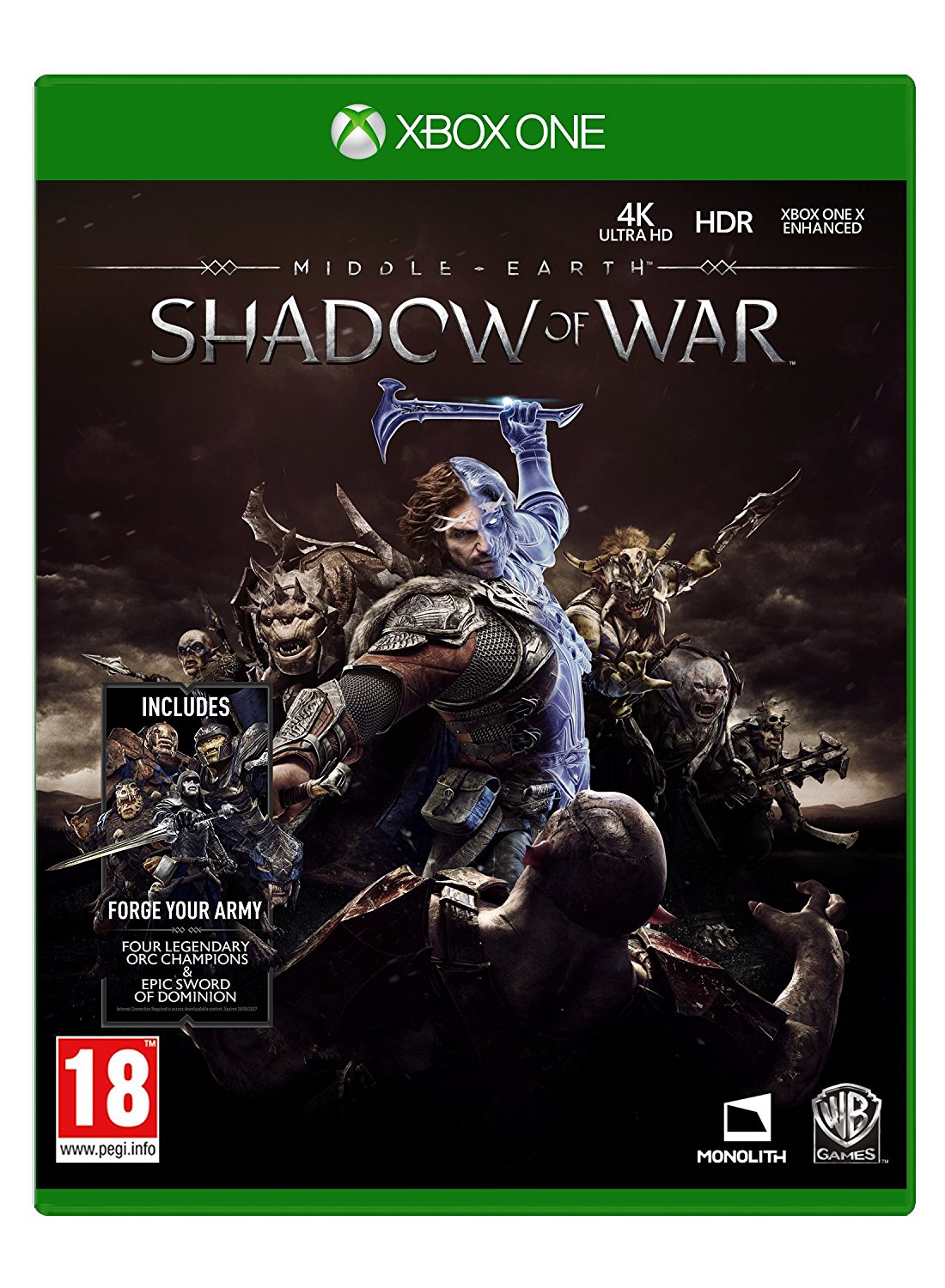 Middle-Earth: Shadow of War Xbox  One