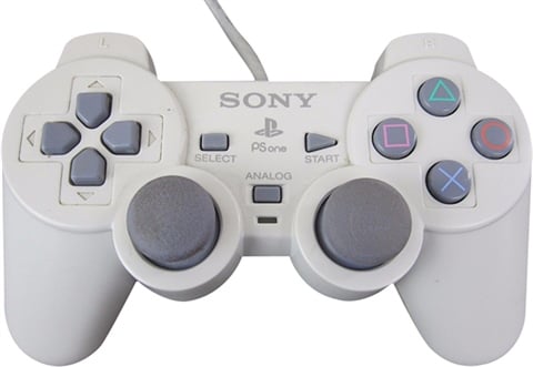 Official Sony Playstation PSOne Dual Shock Controller, White