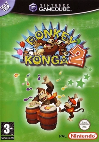 Donkey Konga 2 (With Bongos) (Gamecube)
