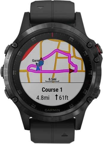 Garmin Fenix 5 Plus Sapphire 47mm - Black