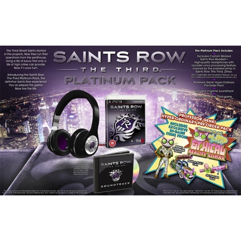 Saints Row The Third Platinum Pack PS3