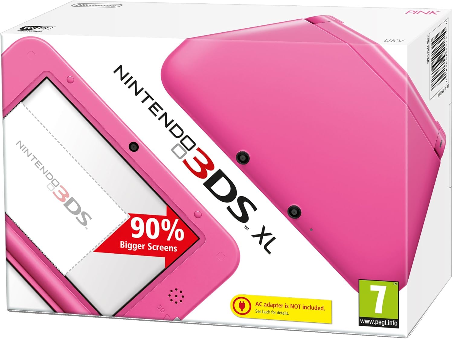 Nintendo 3DS XL Pink, Boxed
