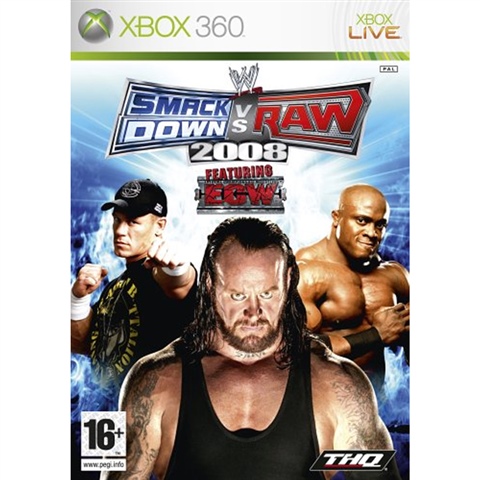 WWE Smackdown Vs Raw 2008 Xbox 360