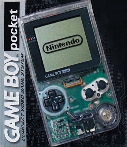 GameBoy Pocket Console Clear, Boxed