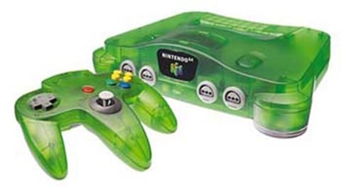 Nintendo 64 Console Jungle Green, Unboxed