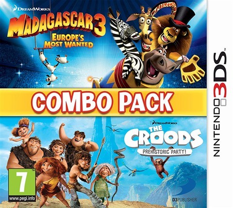 Madagascar 3 - The Croods Combo Pack 3DS