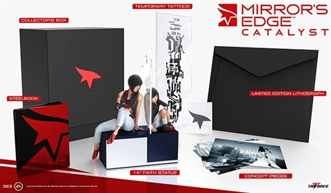 Mirror's Edge Catalyst + Statue + Lithograph PS4