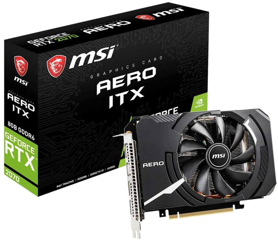 MSI GeForce RTX 2070 Aero ITX 8G 8GB GDDR6