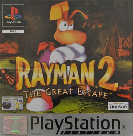 Rayman 2: The Great Escape, Platinum Ed. PS1