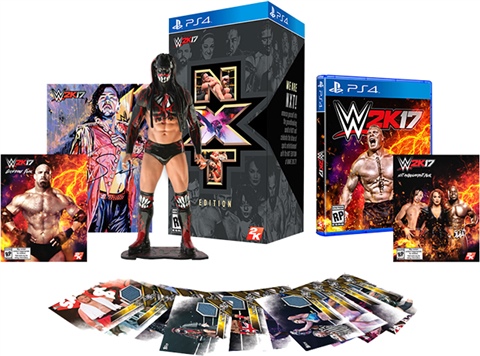 WWE 2K17 NXT Ed w / Figurine, Lithograph, Cards (No DLC) Xbox One