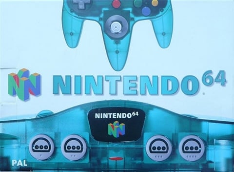 Nintendo 64 Console Ice Blue with Expansion Pak, Boxed