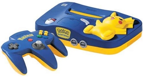 Nintendo 64 Console Pikachu Blue, Unboxed