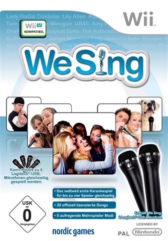 We Sing + 2 Logitech Mics & USB Hub Wii