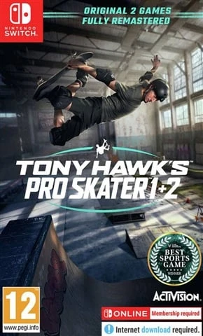 Tony Hawk's Pro Skater 1+2 Switch