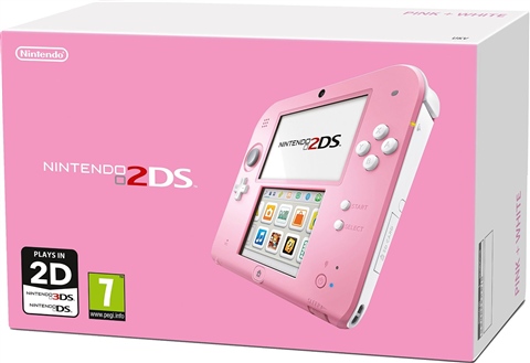 Nintendo 2DS Pink, Boxed