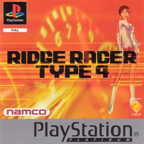 Ridge Racer: Type 4, Platinum Ed. PS1