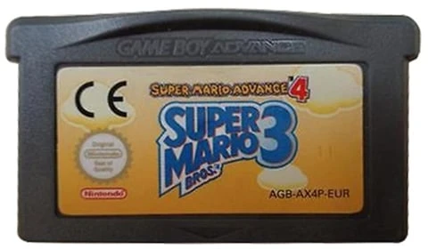 Super Mario Advance 4: Super Mario Bros 3, Unboxed (GBA)