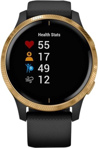 Garmin Venu GPS Smartwatch - Gold/Black