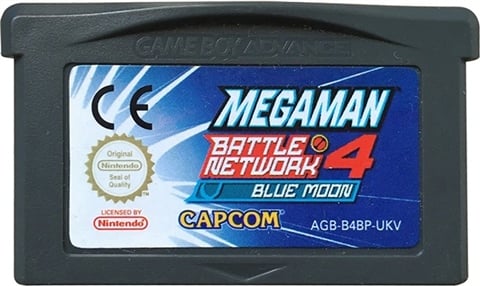 Megaman Battle Network 4 Blue Moon, Unboxed (GBA)