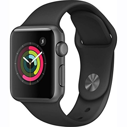 Apple Watch Series 1 38mm Space Grey Aluminium with strap