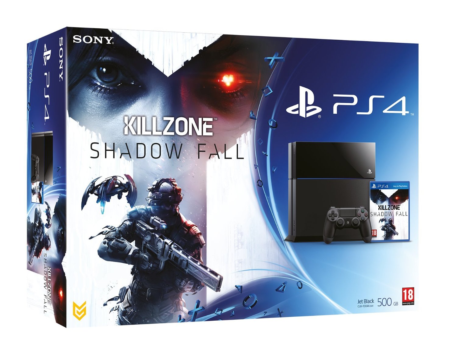 PlayStation 4 and Killzone Shadow Fall with Controller