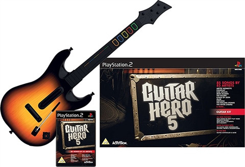 Guitar Hero 5 (With Guitar) PS2