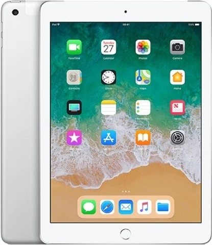 Apple iPad 9.7 6th Gen (2018) 32GB Silver, Unlocked