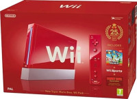 Nintendo Wii Console Red, Boxed
