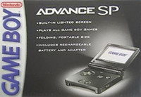 Game Boy Advance SP Console, Smooth Black, Boxed