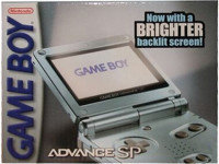 GameBoy Advance SP Console, Pearl Blue, Boxed