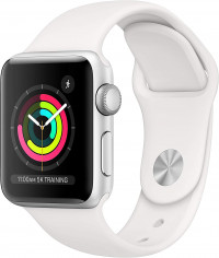 Apple Watch Series 3 38mm GPS, Silver Aluminium, with Band
