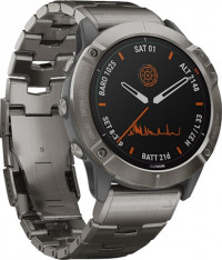 Garmin Fenix 6X Pro Solar 51mm Smartwatch - Titanium