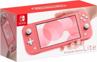 Nintendo Switch Lite Console Coral Pink, Boxed