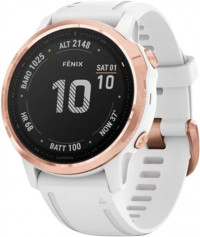 Garmin Fenix 6S Pro Smartwatch - Rose Gold/White