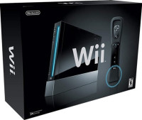 Nintendo Wii Console Black, Boxed