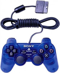 Official Sony PlayStation 2 DualShock 2 Controller - Clear Blue