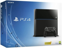 Playstation 4 500GB Console Black, Boxed