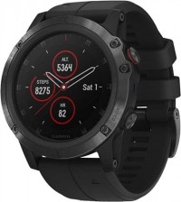 Garmin Fenix 5s Plus Sapphire 42MM Smartwatch - Black
