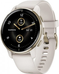 Garmin Venu 2 Plus Smartwatch - Cream Gold