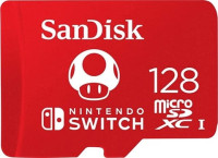 SanDisk Nintendo Switch 128GB microSDXC Card Mushroom UHS-I